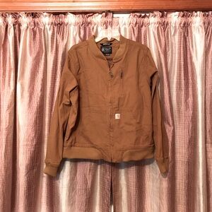 Carhartt Brown Bomber Jacket Size XL Womens